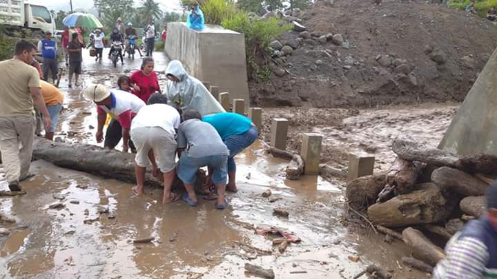 Terjangan Lahar Hujan Rusak Sawah Warga Dusun Bekerah