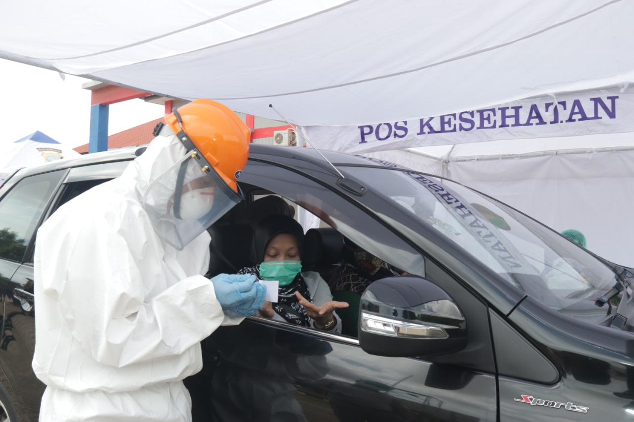 RS Bhayangkara Polda Kepri Buka Pelayanan Drive Thru Screning Rapid Test