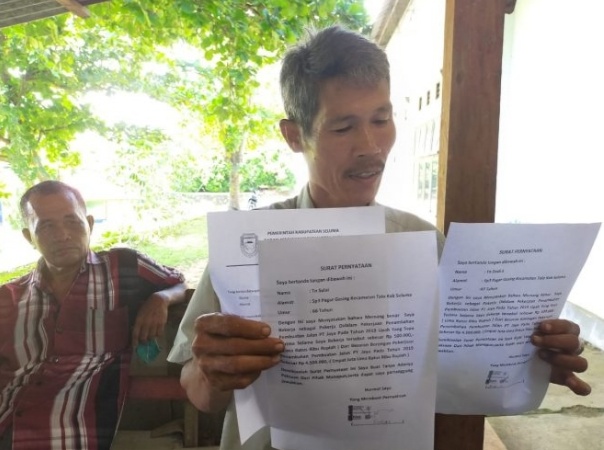 Warga Seluma Laporkan Dugaan Penyelewengan Dana Desa ke Inspektorat