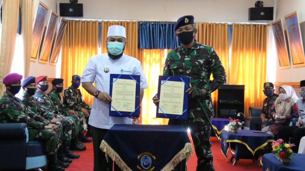 MoU Ketahanan Pangan Pemkot dan Lanal Jalin Kerjasama