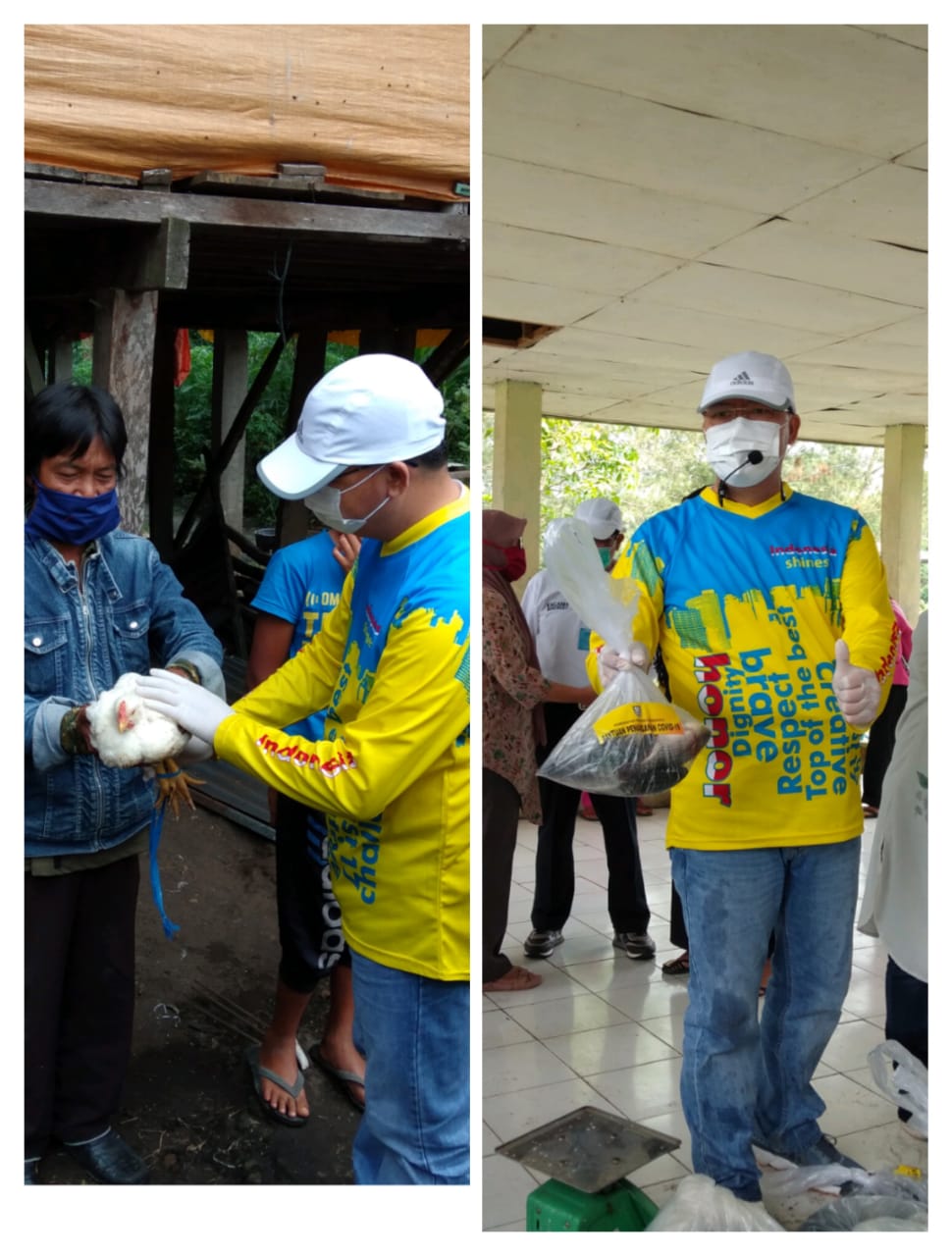 Gubernur Rohidin Beli 2 Ton Ayam dan 4 Ton Ikan