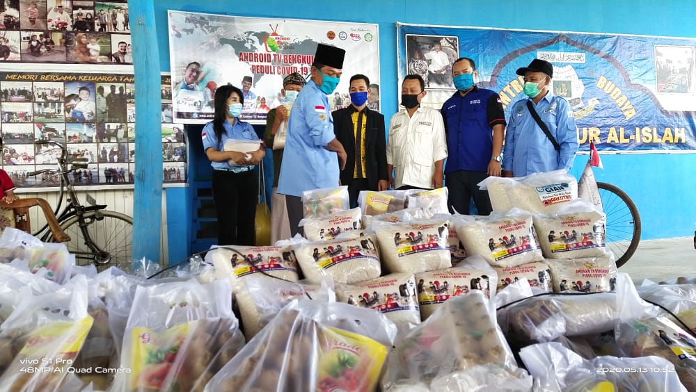 GIAN Bengkulu Bagikan Sembako Untuk Warga Terdampak Covid-19