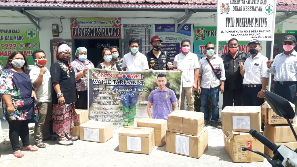 Owner Exa Jaya Motor Berikan Bantuan APD ke 5 Puskesmas