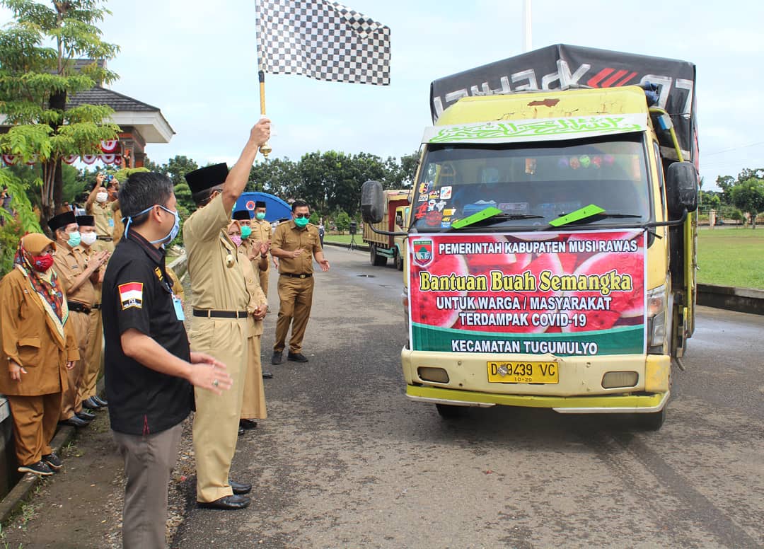 Bupati Musi Rawas Lepas Bansos Sempurna Putaran Kedua