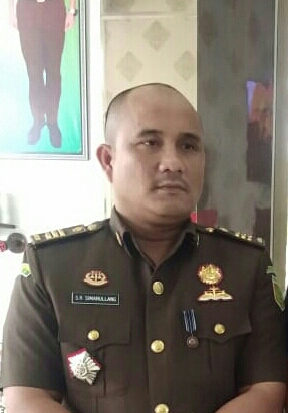 Kasi Intel Kejaksaan Negeri Kampar Silfanus Rotua Simanulang SH 