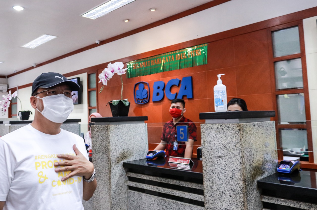 Kesiapan Bengkulu Normal Gubernur Rohidin Apresiasi Protokol Kesehatan BCA