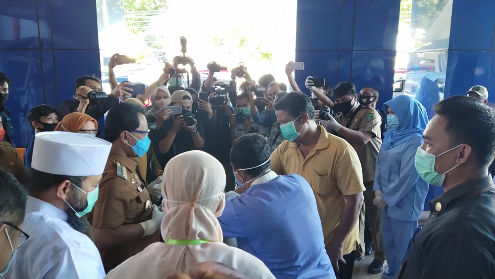 Pasca Diisolasi Tiga PDP Sembuh Dipulangkan 