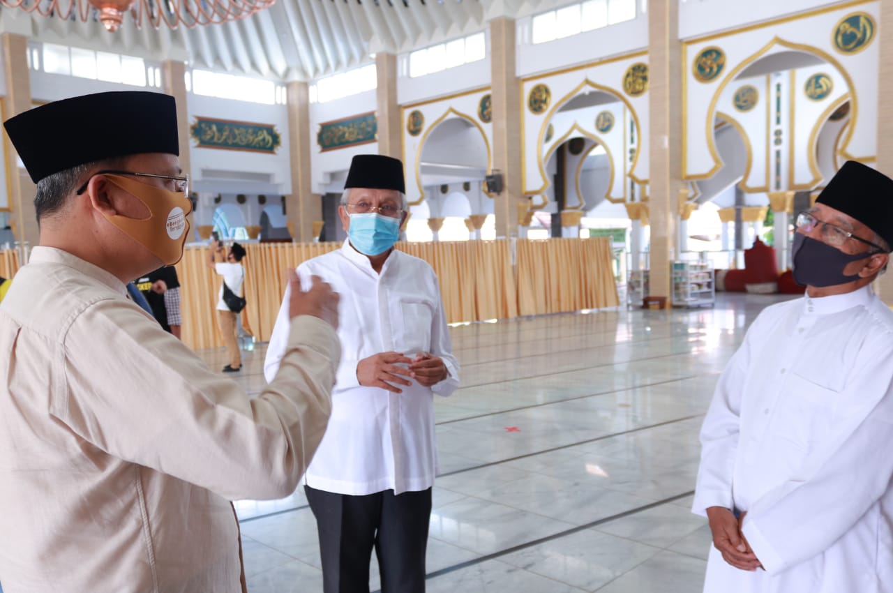 Bengkulu Siap "New Normal" Gubernur Rohidin Tinjau Masjid Baitul Izzah