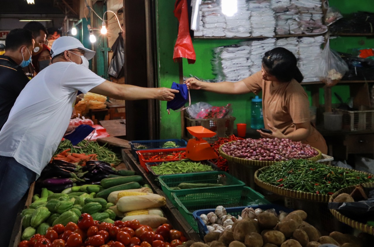 Pedagang Dukung Gubernur Rohidin Terapkan "New Normal"