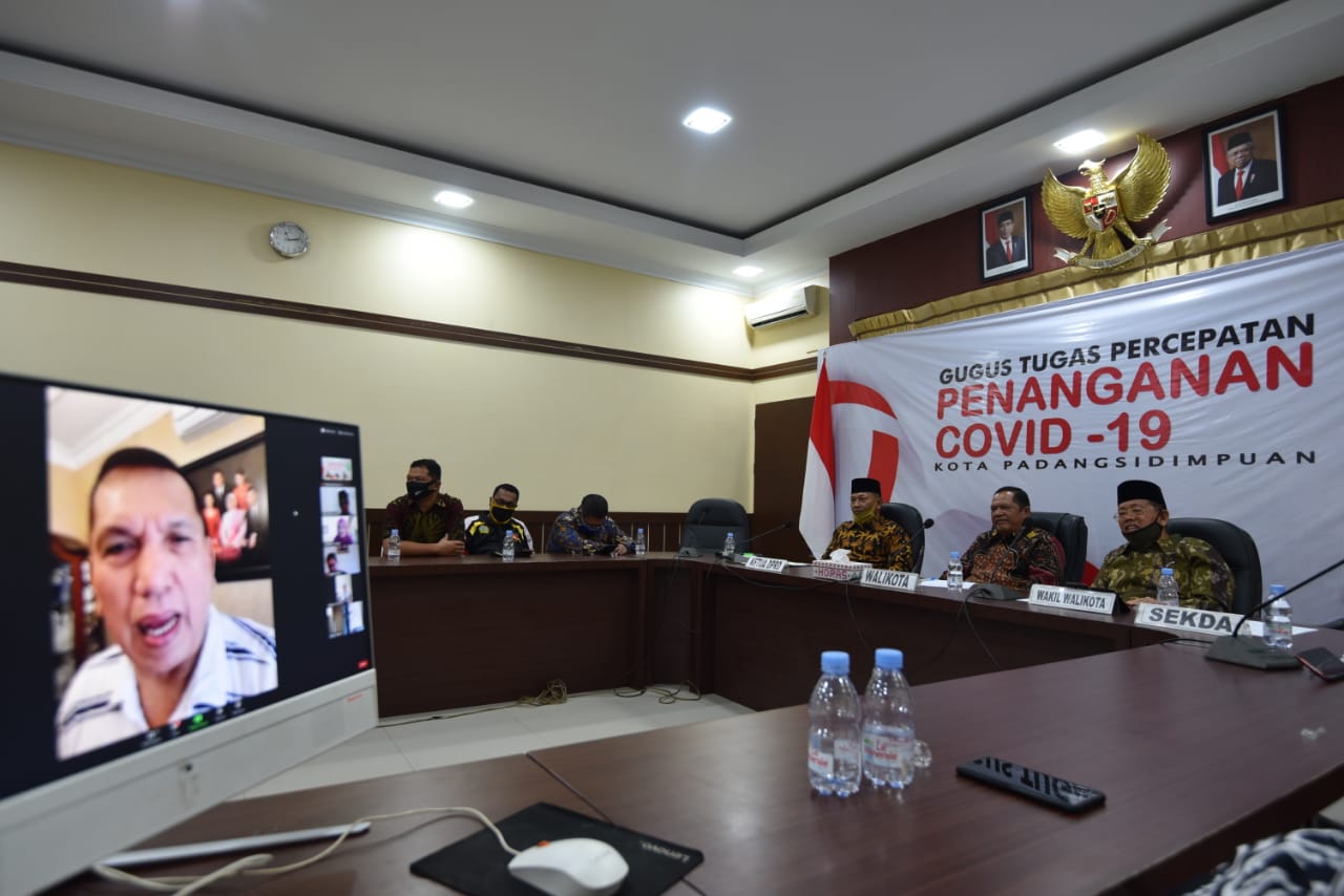 Walikota Sidimpuan dan IKAPADA Halal Bihalal Secara Virtual