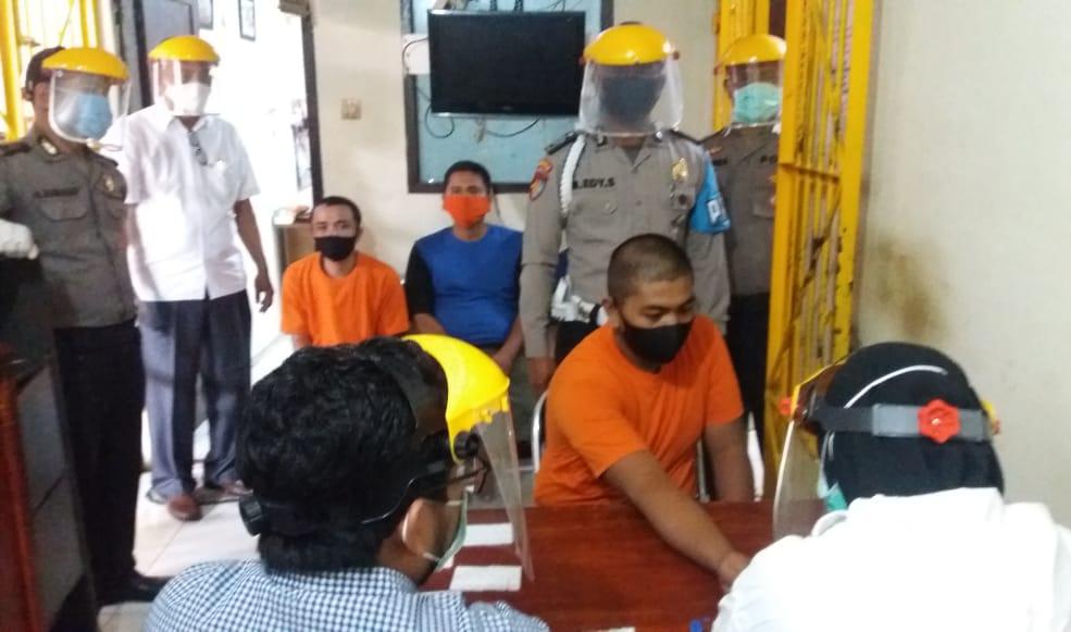 Pastikan Tahanan Bebas Covid-19 Polres Tapsel Gelar Rapid Test