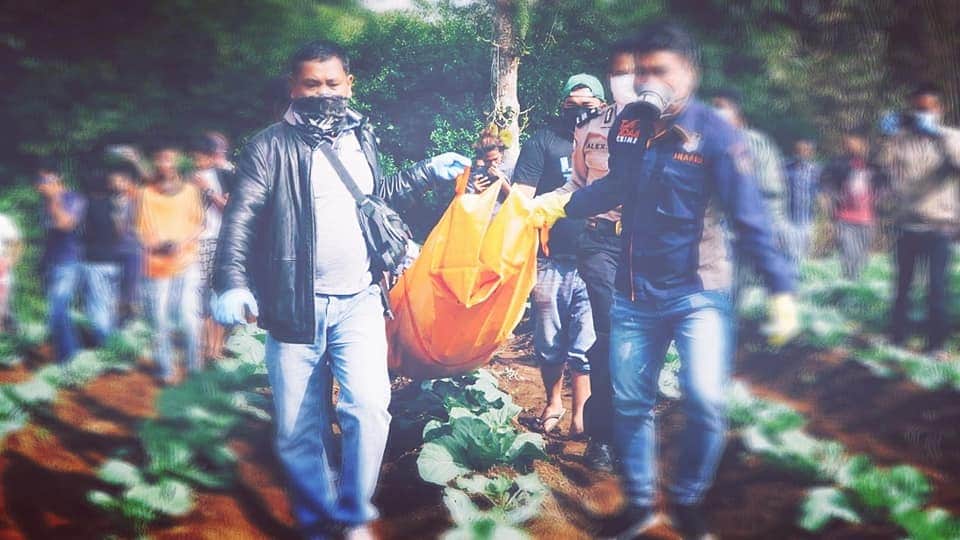 Warga Desa Rumah Kabanjahe Digegerkan Temuan Mayat