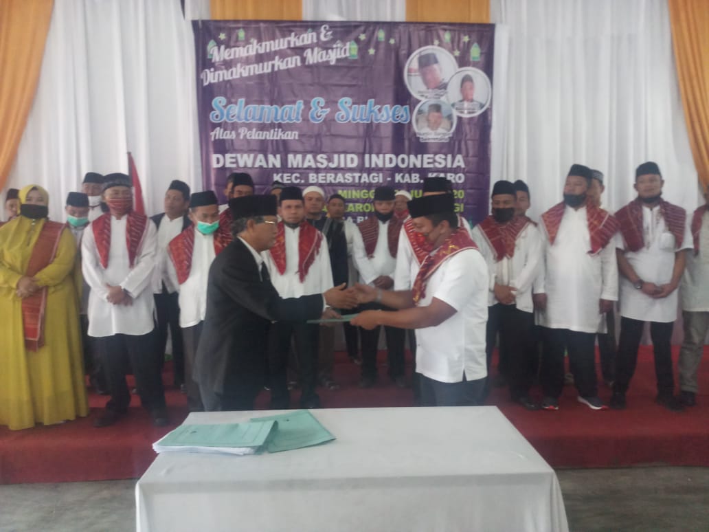 PD DMI Karo Lantik PC DMI Kecamatan Berastagi