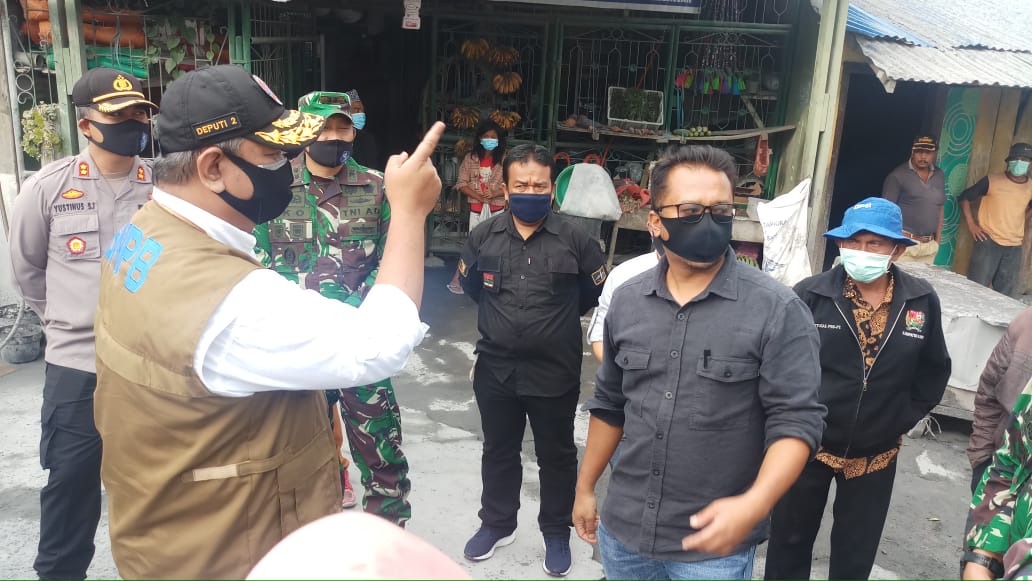 Bantu Tangani Dampak Erupsi Gunung Sinabung BNPB Kucurkan 250 Juta ke Karo