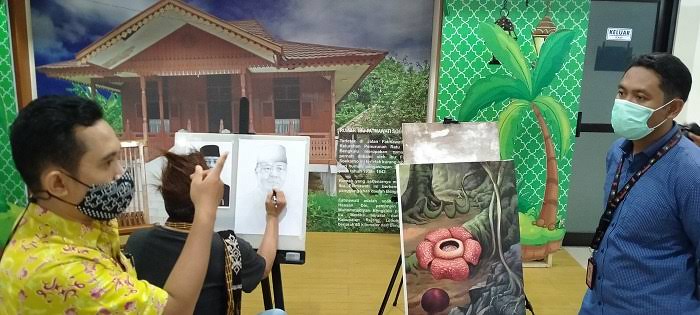  Sambut HUT 36 PT Angkasa Pura II Gelar Visual Art