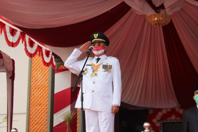 Bupati Musirawas Pimpin Upacara HUT RI ke-75