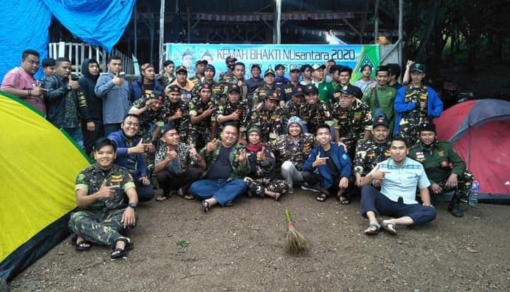 Banser Karo dan Tanjung Balai Gelar Kemah Bakti Pembersihan di Danau Toba