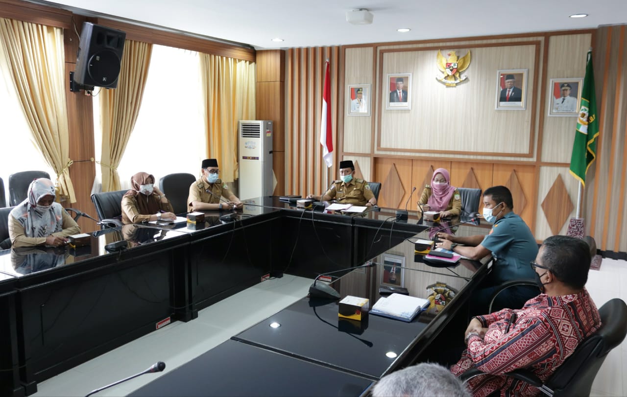 Kemenhan RI dan Pemprov Bahas Ketahanan Pangan 30 Ribu Lahan Singkong Disiapkan