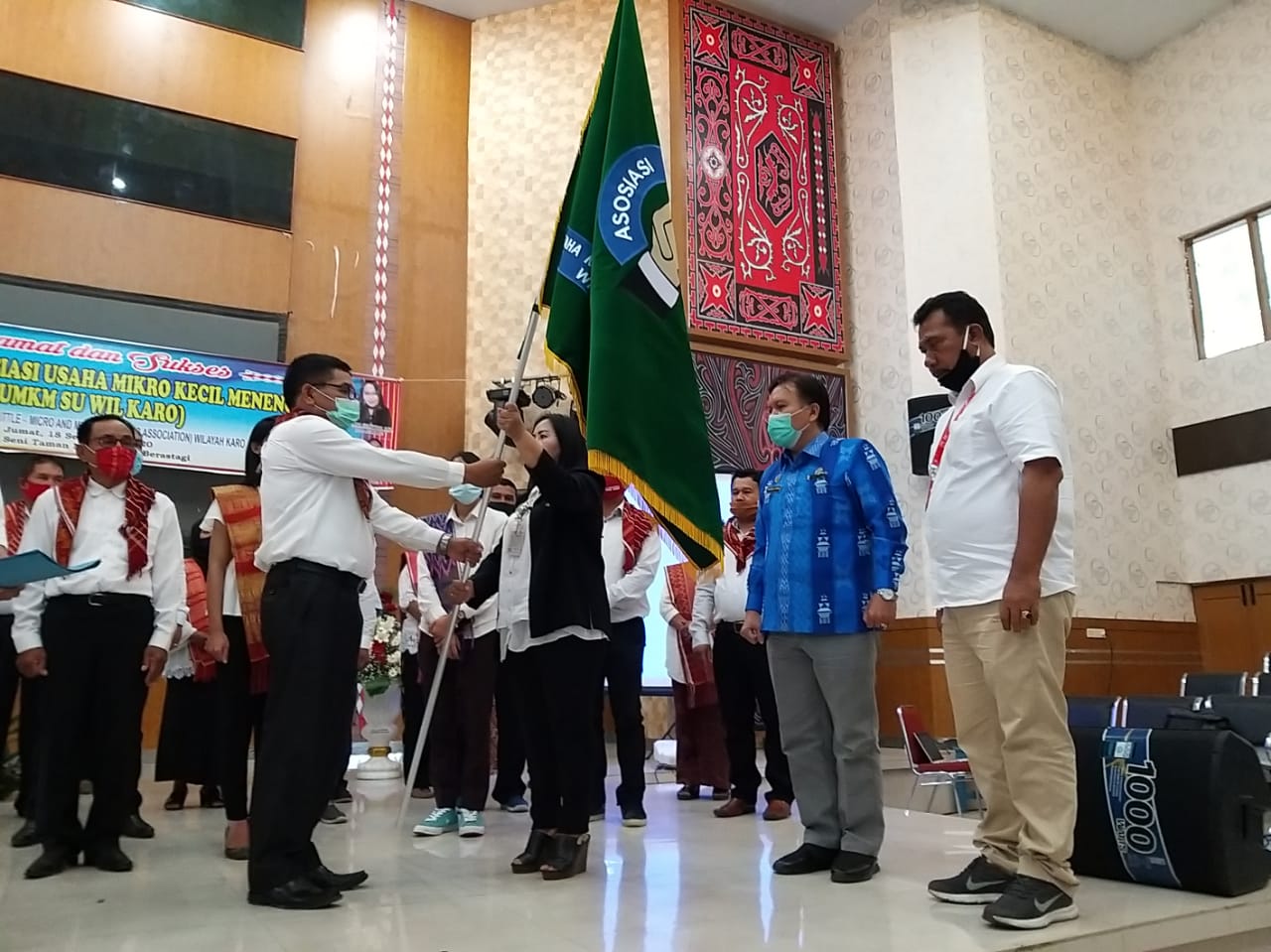 Lantik Pengurus AUMKM Karo Bupati Harapkan UMKM Makin Berdaya Saing