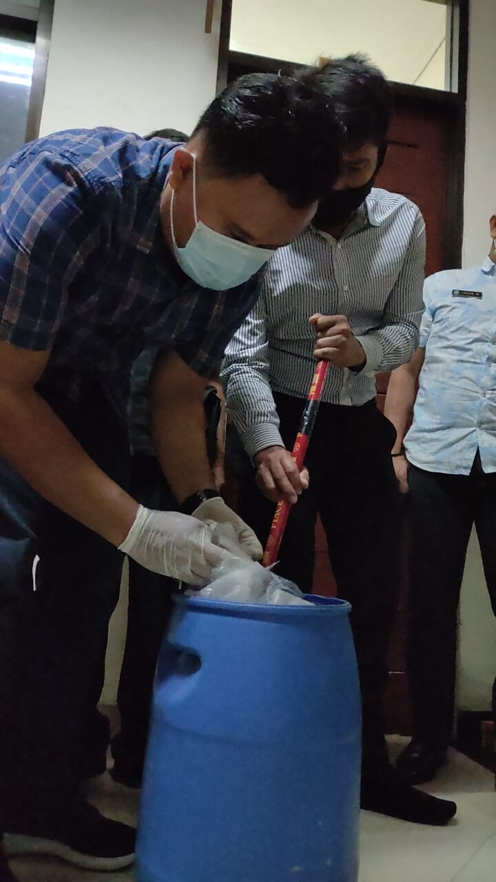 Polda Kepri Kembali Musnakan Barang Bukti Shabu