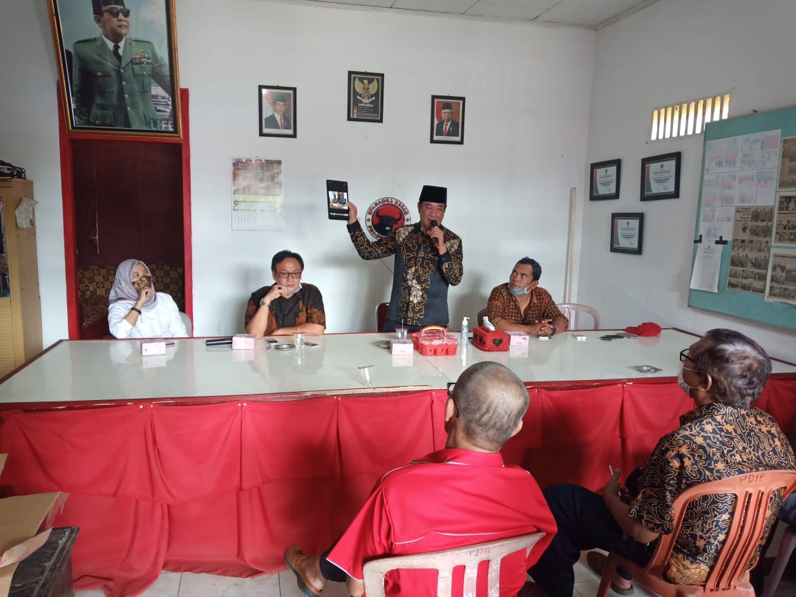 Bertemu Kader PDIP Rosjonsyah Tekankan Politik Santun dan Profesional