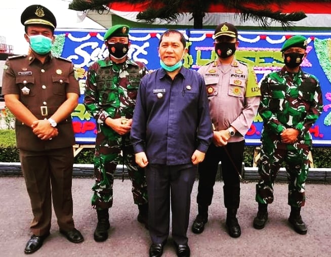 Bupati Karo Hadiri Peringatan HUT TNI ke-75