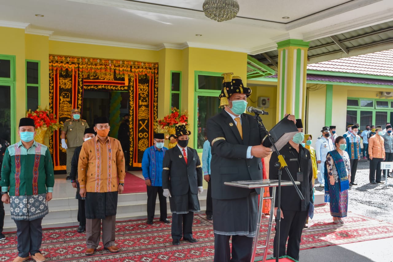 Walikota Padangsidimpuan Jadi Inspektur Upacara Peringatan HUT Pemkot ke-19