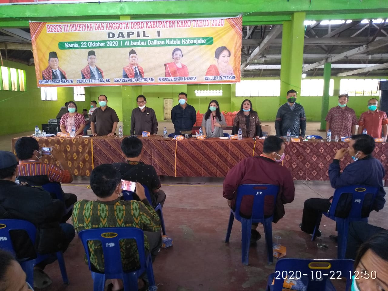 Anggota DPRD Karo Gelar Reses di Jambur Dalihan Natolu