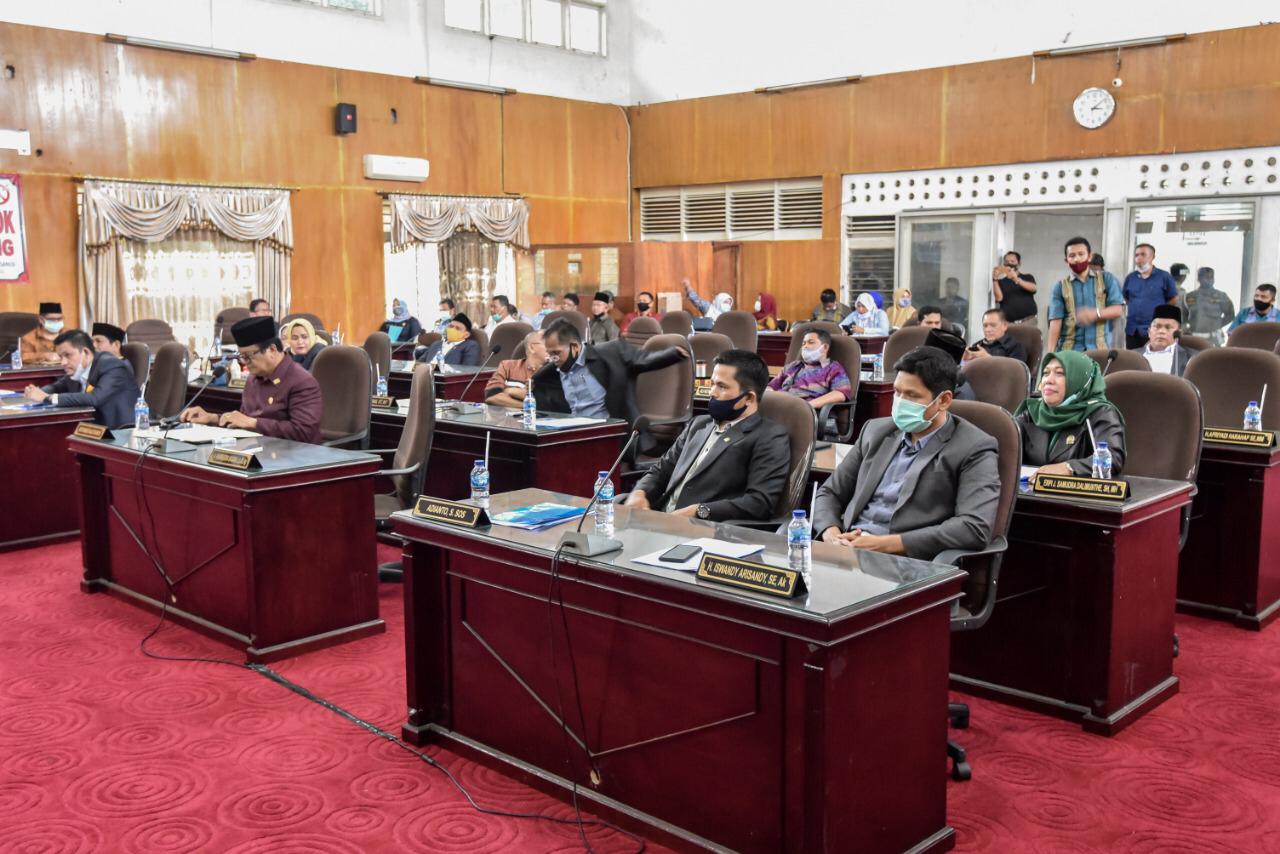 Ketua DPRD Padangsidimpuan Pimpin Rapat Paripurna Penetapan KUA PPAS