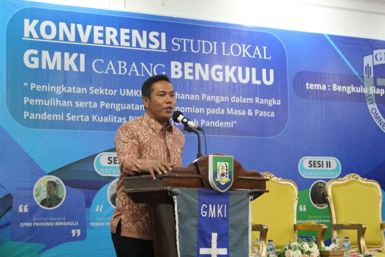 Konferensi Studi Lokal GMKI Ini Pesan Plt Gubernur Bengkulu