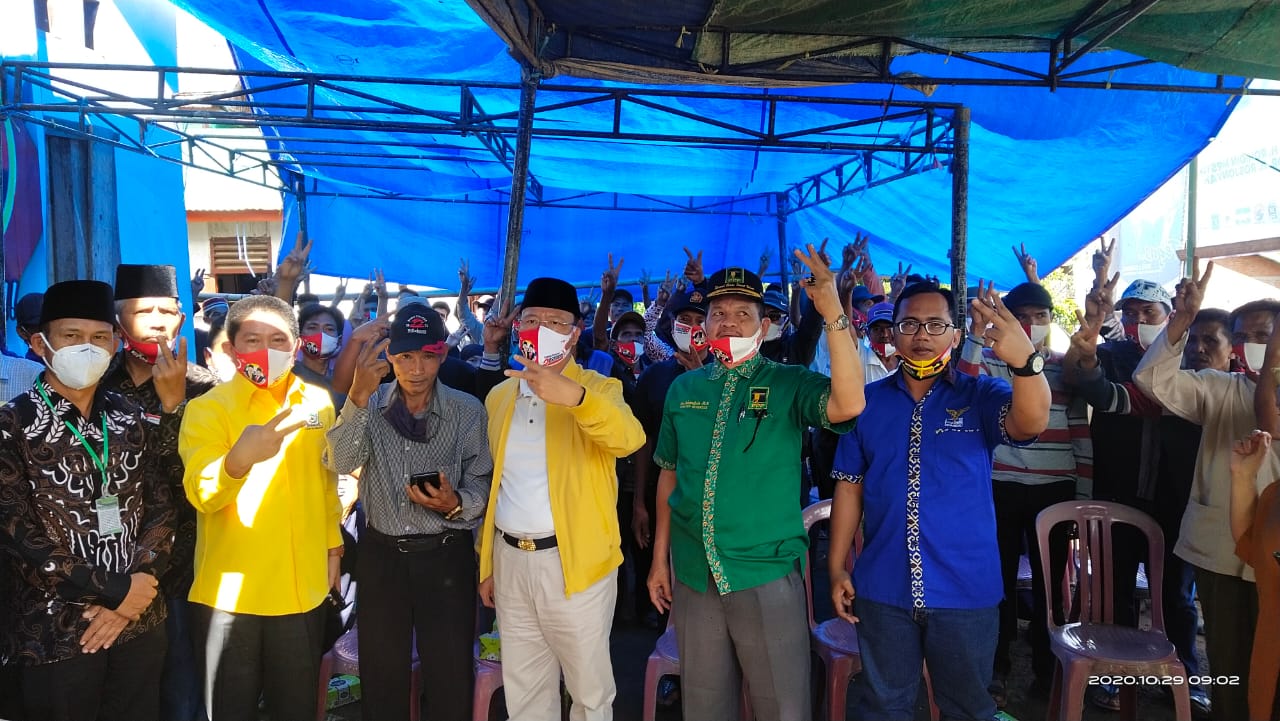 Semangat Masyarakat Rimbo Pengadang Untuk Rohidin-Rosjonsyah : Wajib Menang Target 90% Suara