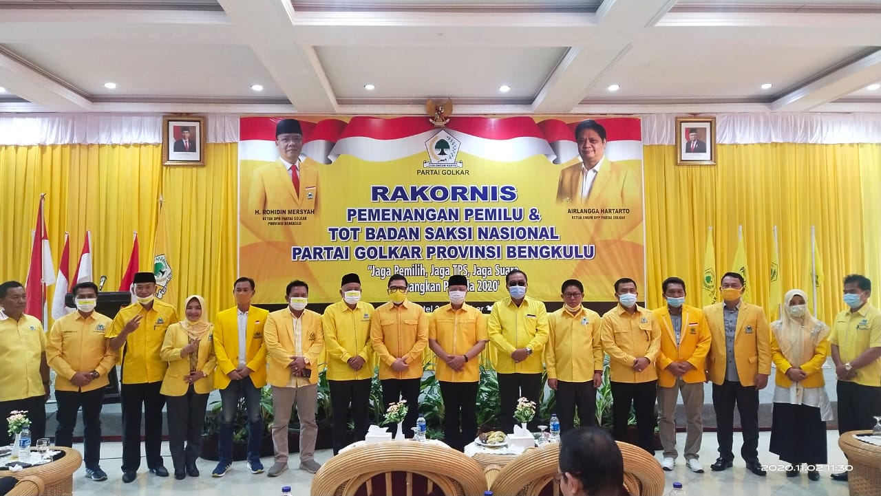 Perkuat Mesin Partai Hadapi Pilkada Golkar Gelar Rakornis
