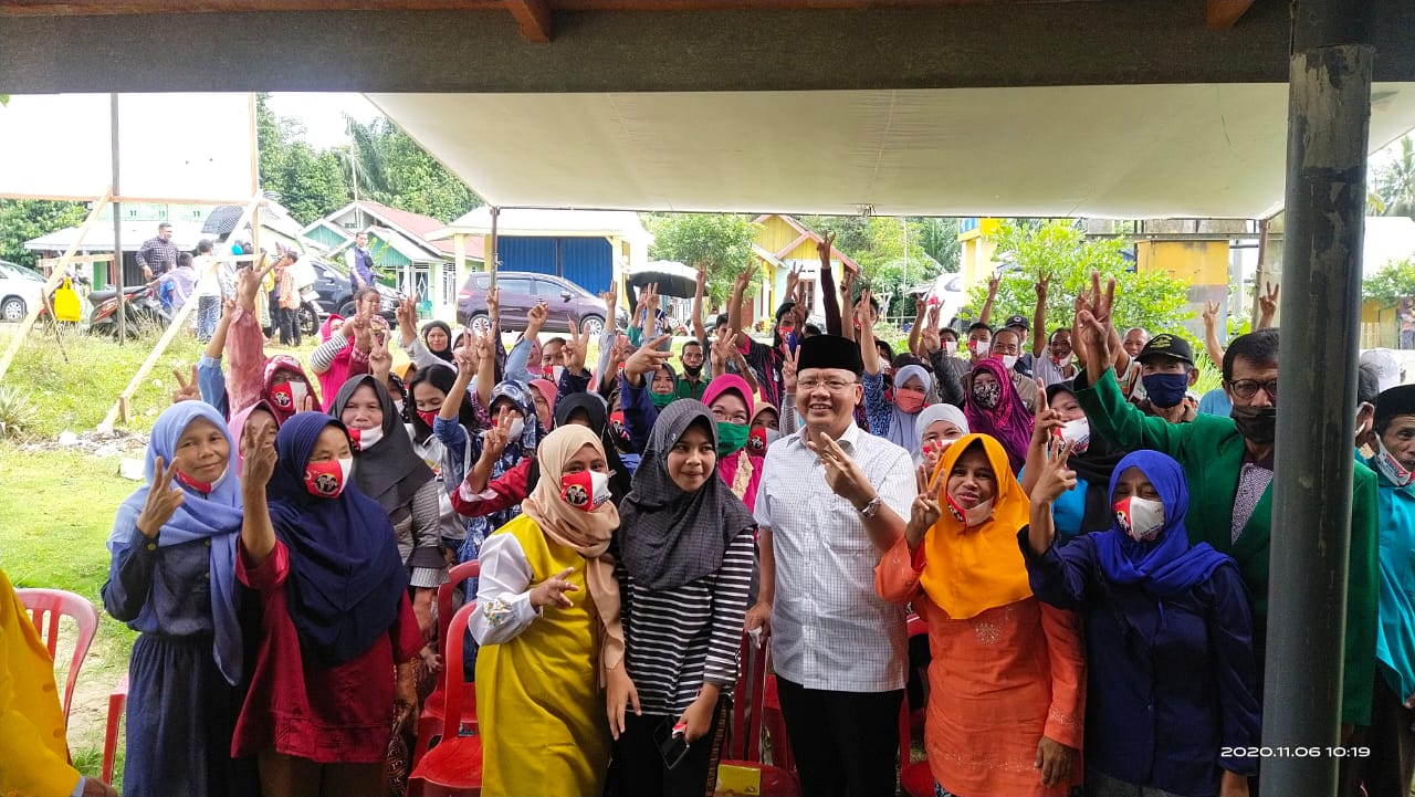 Nyatakan Dukungan Masyarakat Pondok Kelapa Kagumi Cara Rohidin Angkat Nama Baik Bengkulu