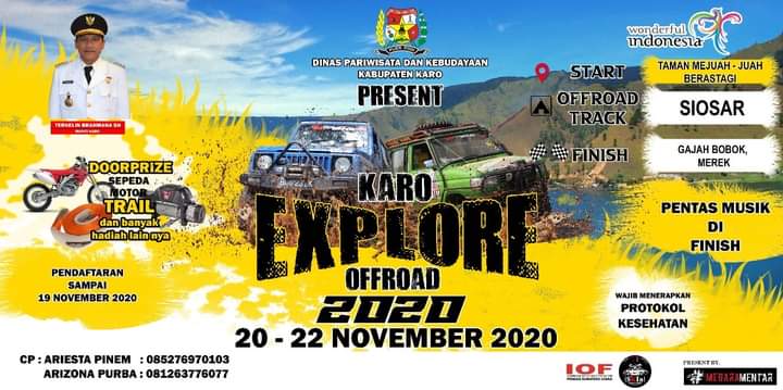 Pemkab Karo Sambut Baik Explore Offroad