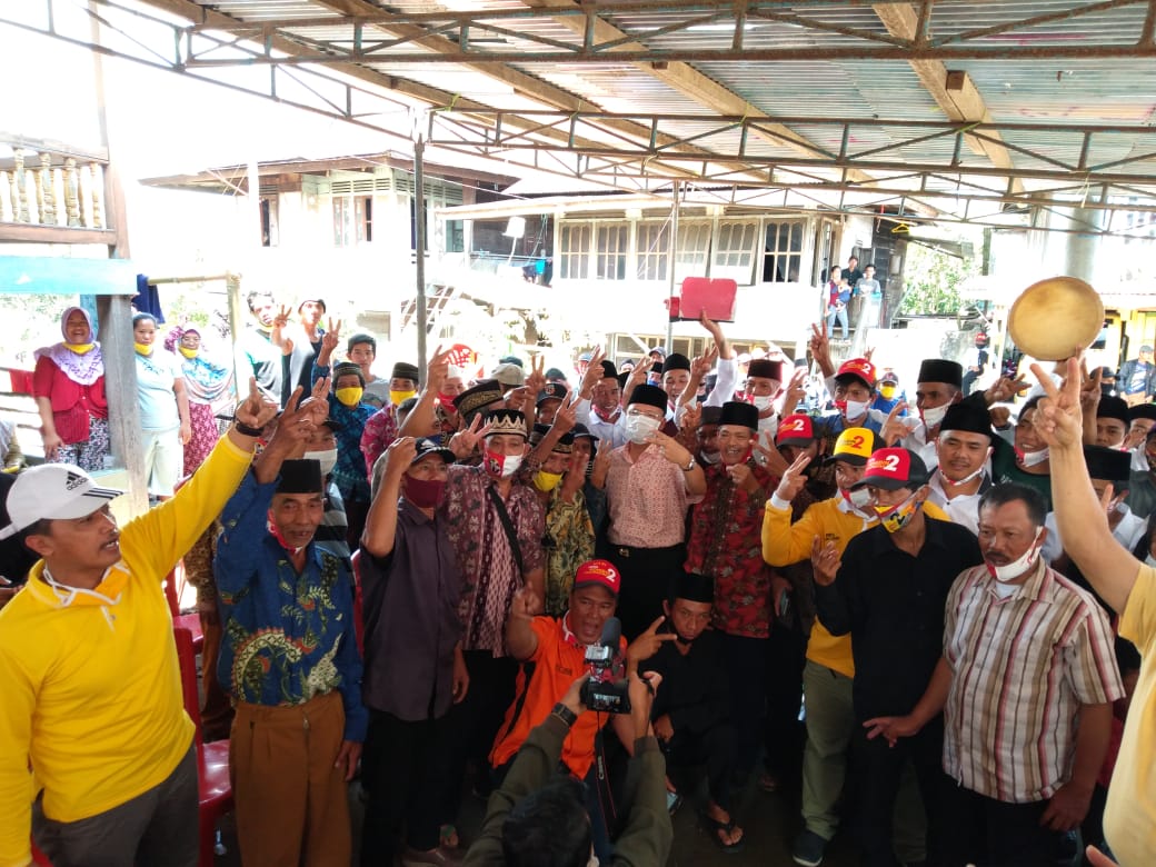 Lantunkan Dzikir Hadrah Masyarakat Curup Selatan Doakan Rohidin-Rosjonsyah Menang