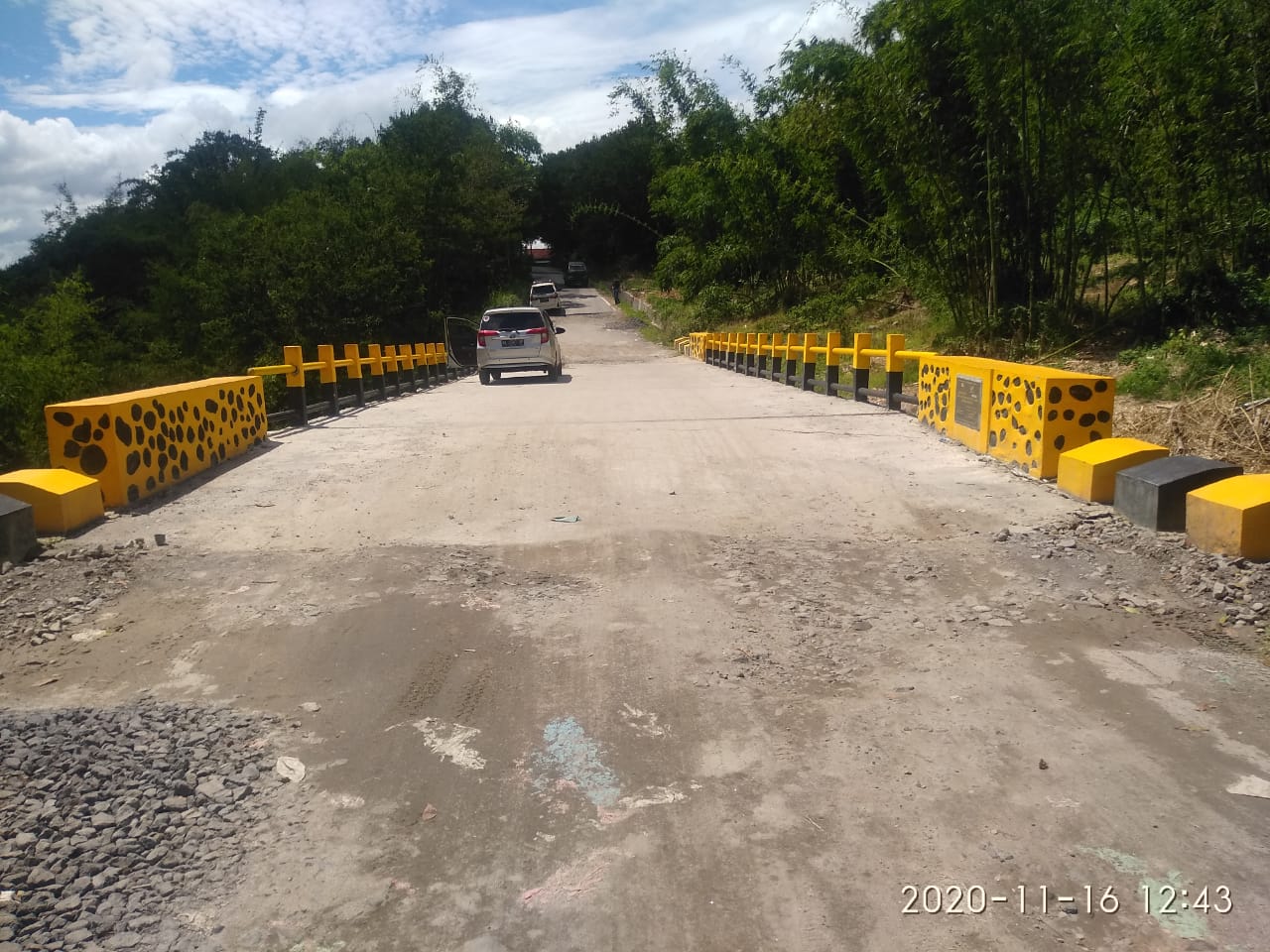 Pemkab Karo Perbaiki Jembatan Merah Putih