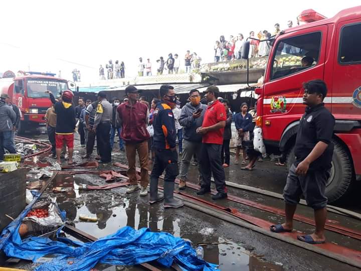 Pajak Tingkat Berastagi Kebakaran Kerugian Ditaksir Miliaran