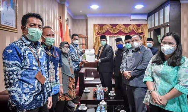 Walikota Padangsidimpuan Terima Kunjungan Tim BPK Sumut