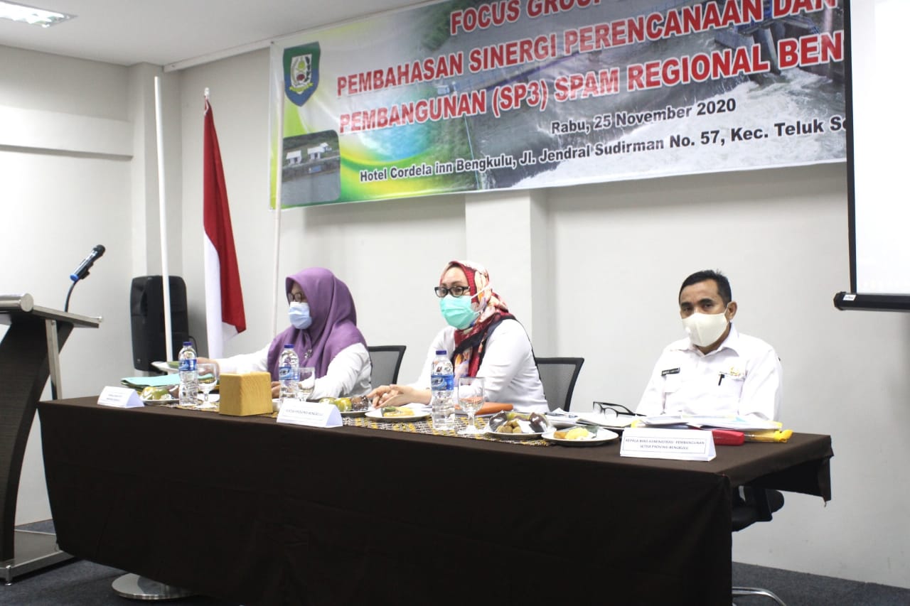 Terkait SP3 SPAM Benteng KOBEMA Pemprov Bengkulu dan KemenPUPR Gelar FGD