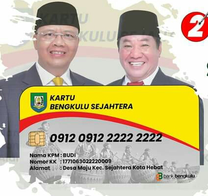 Bedah Program Rohidin-Rosjonsyah : Kartu Bengkulu Sejahtera