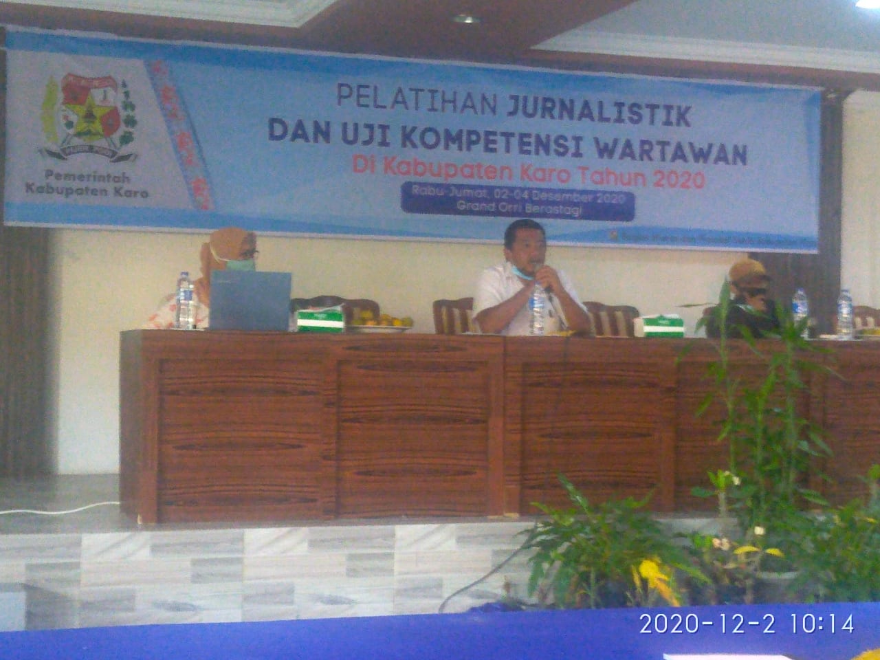 Pelatihan Jurnalistik dan UKW di Karo Resmi Dibuka
