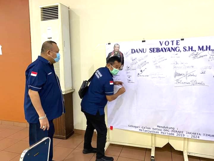 Ratusan Advokad Dukung Danu Sebayang Jadi Ketua Peradi Jakarta Timur
