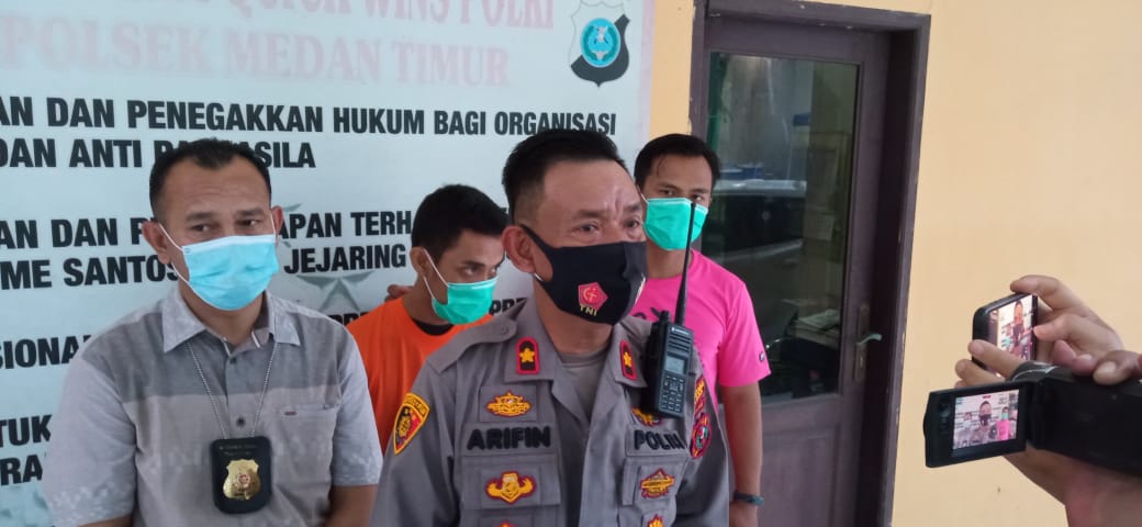 Polsek Medan Timur Ringkus Kurir Sabu Satu Ons 