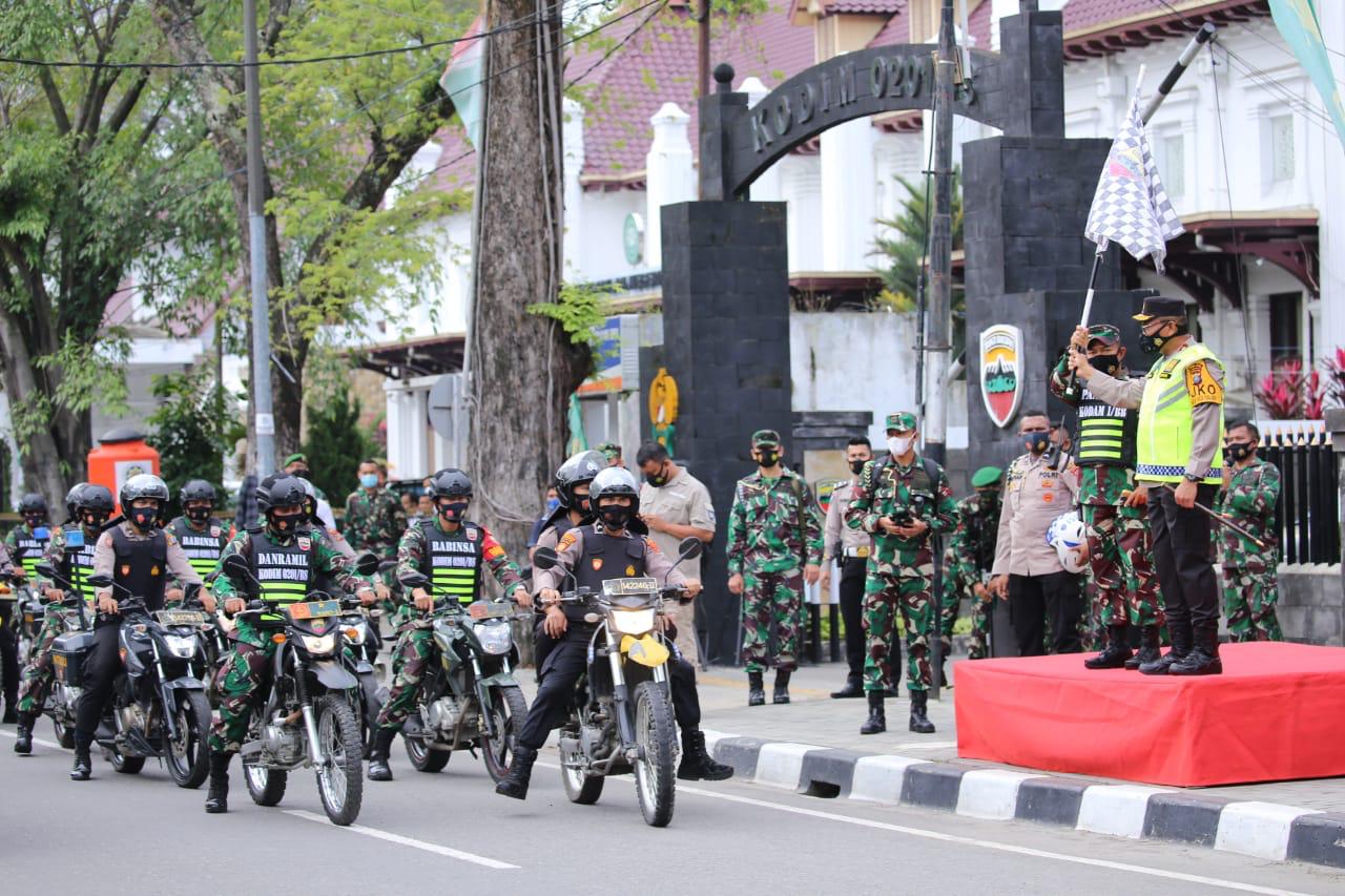 Polda Sumut dan Kodam I/BB Laksanakan Patroli Skala Besar
