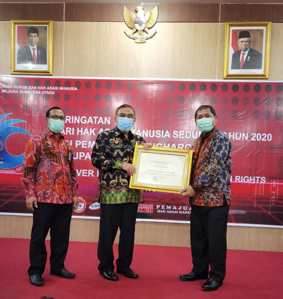 Pemkab Karo Raih 4 Kali Award Peduli HAM