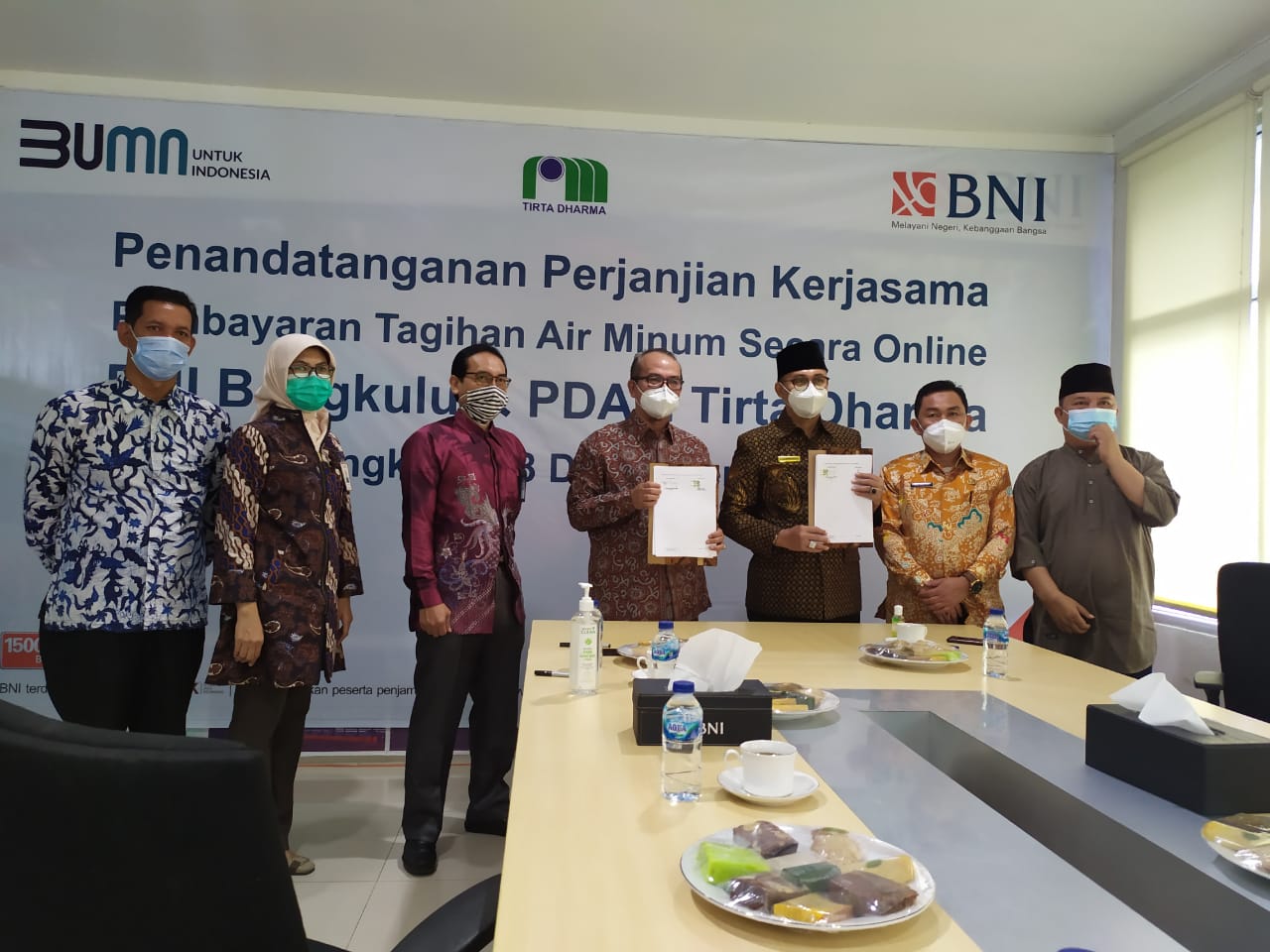 Permudah Pembayaran Tagihan PDAM Mou Bersama BNI