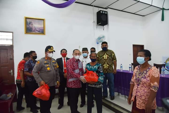 Ribuan Bantuan Paket Sembako Kepada Umat Kristen Ini Himbauan Bupati Batu Bara