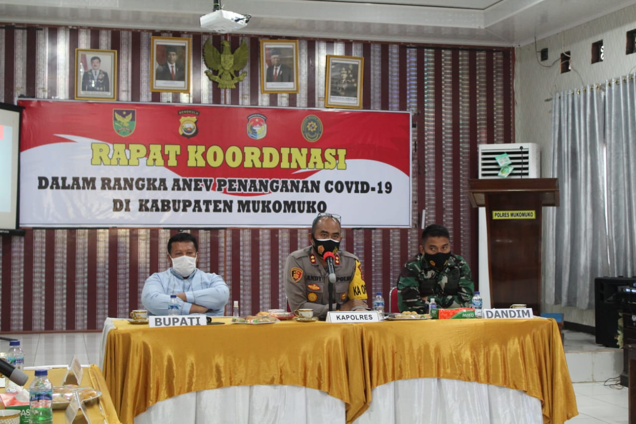 Penanggulangan Covid-19, Polres Mukomuko Tegaskan 3M