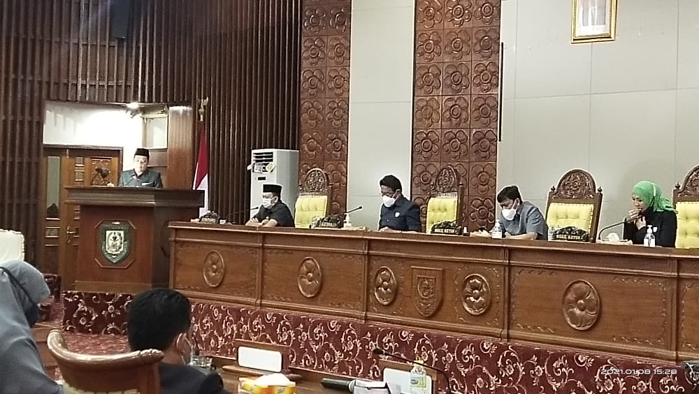 Raperda Tentang Adaptasi Kebiasaan Baru Disetujui Fraksi DPRD