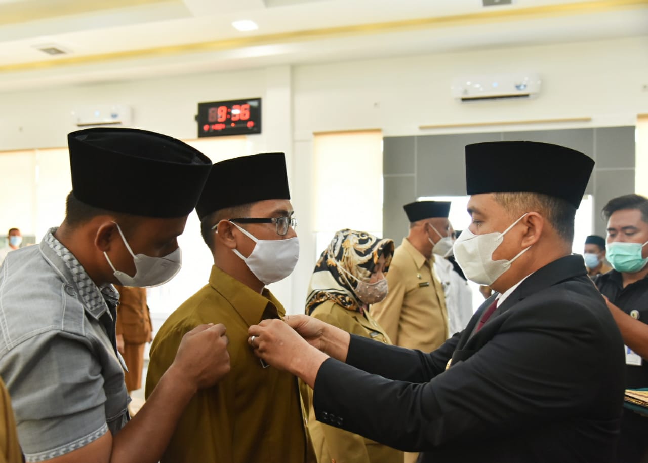 Bupati Batu Bara Lantik Pejabat Eselon II III dan IV